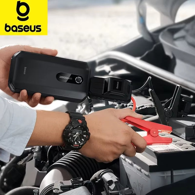 Power Up Your Journey: 1000A Super Energy Air Car Jump Starter with 10000mAh Capacity for Emergency Boosts