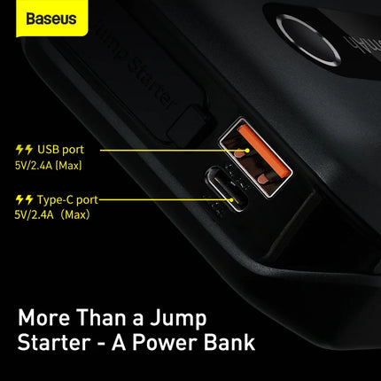 Power Up Your Journey: 1000A Super Energy Air Car Jump Starter with 10000mAh Capacity for Emergency Boosts