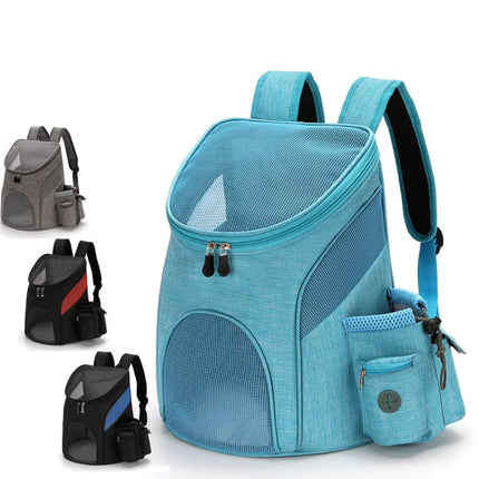 Mesh Pet Dog Backpack Outdoor Travel Portable Breathable Puppy Kitten Carrying Bags for Small Dogs Cats Pet Carrier Supplies