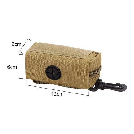 Tactical Large Dog Harness with Poop Bag Dispenser Leash Pet Training Vest Waste Bag Holder for Dogs Walking Hunting Accessories