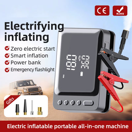 Ultimate Portable Air Compressor & Jump Starter - 150PSI Cordless Electric Pump for Cars, SUVs & Trucks