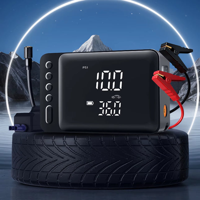 Ultimate Portable Air Compressor & Jump Starter - 150PSI Cordless Electric Pump for Cars, SUVs & Trucks