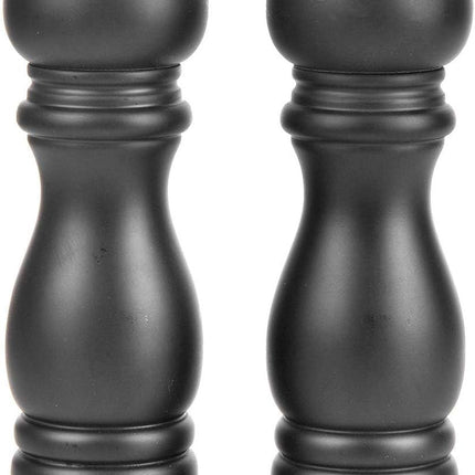 BILL.F Salt and Pepper Grinder Wooden Pepper Mill Grinder Salt Pepper Shakers Set of 2 with Adjustable Ceramic Rotor- 7 Inch