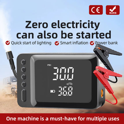 Ultimate Portable Air Compressor & Jump Starter - 150PSI Cordless Electric Pump for Cars, SUVs & Trucks