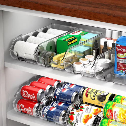 1/2Pcs Kitchen Storage Cans, Soda Cans, Storage Cans, Refrigerator Freezer Organizers, Can Dispensers, Kitchen Accessories